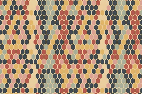Download Organic Vintage Hexagon Zebra Pattern - Premium Resources